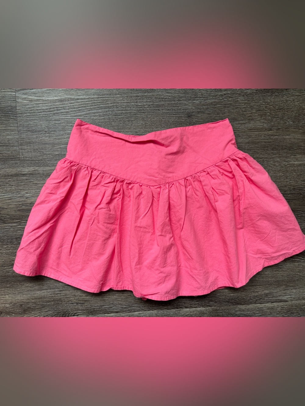 PrettyLittleThing Hot Pink Flared Mini Skirt